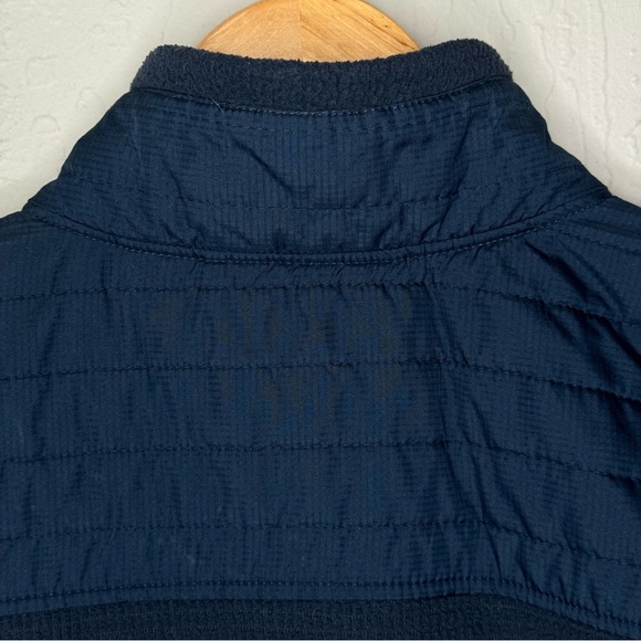 FREE COUNTRY Chayote Grid Fleece Full Zip Blue Denim Trails Men’s Large (42-44) - Picture 13 of 16